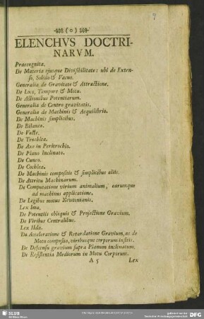 Elenchus Doctrinarum