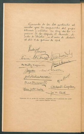 Homenaje de un grupo de escritores uruguayos, con la presencia del publicista español Rodrigo Soriano