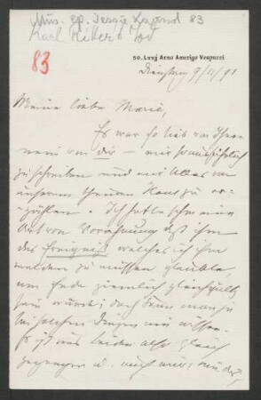 Brief an Marie von Bülow : 09.11.1891