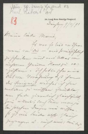 Brief an Marie von Bülow : 09.11.1891
