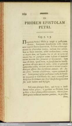In Priorem Epistolam Petri