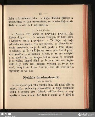 Njedźelu Quasimodogeniti