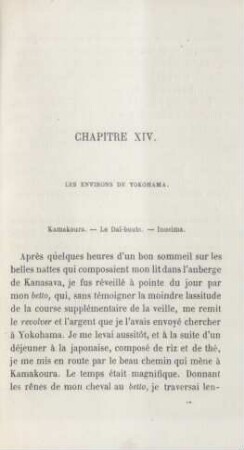 Chapitre XIV. Les environs de Yokohama
