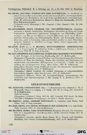 Literaturgeschichte (Nr. 935-1025)