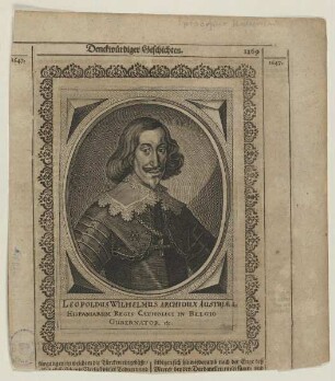 Bildnis des Leopold Wilhelm, Erzherzog von Österreich