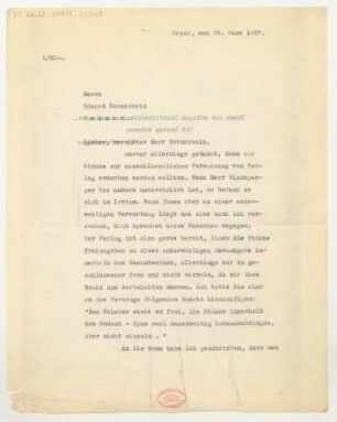 Brief an Eduard Bornschein : 28.03.1927