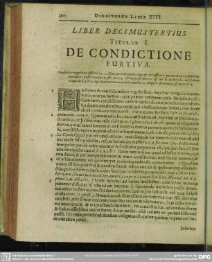 Liber Decimus Tertius