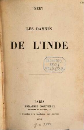 Les damnés de l'Inde