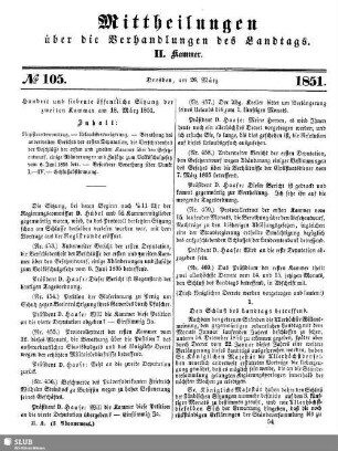 105. Sitzung
