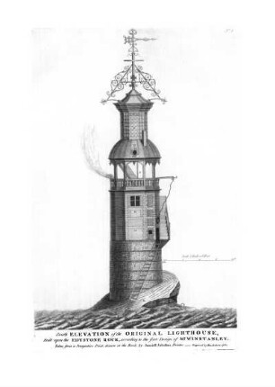 No. 4. South Elevation of the Original Lighthouse, [...]