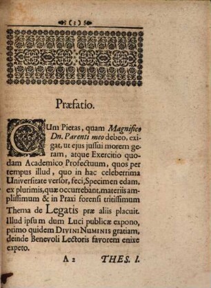 Dissertatio Juridica De Legatis