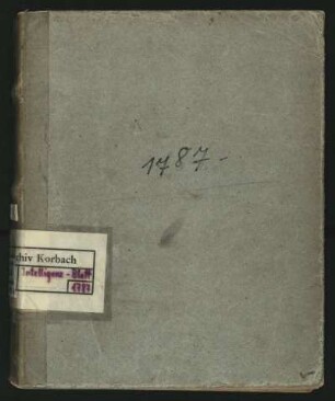 1787: Waldeckisches Intelligenz-Blatt