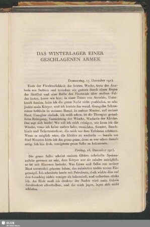 Das Winterlager Einer Geschlagenen Armee