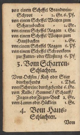 3. Vom Scharren-Schlachten.
