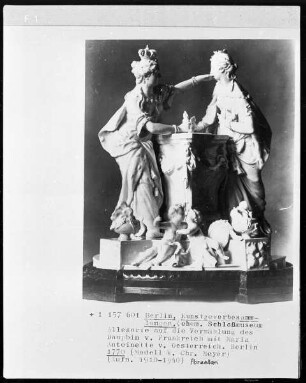 Allegorie auf die Vermählung des Dauphin von Frankreich mit Maria Antoinette von Österreich