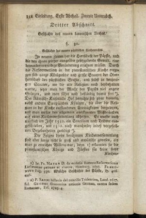 Dritter Abschnitt. Geschichte des neuern kanonischen Rechts.