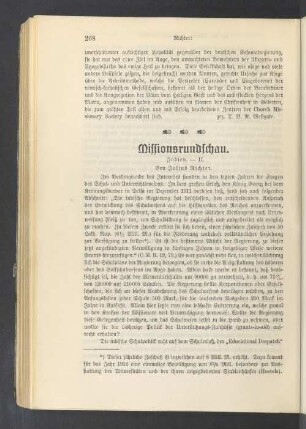 Missionsrundschau. Indien. - II