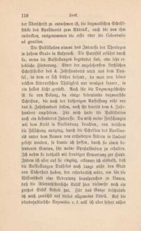 116-147 Die pseudojustinische Expositio rectae fidei : I.
