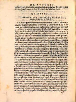 De summi pontificis auctoritate gravissimorum auctorum opuscula