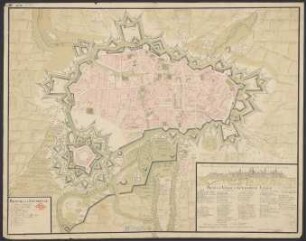 Plan de la Ville et Citadelle Lille