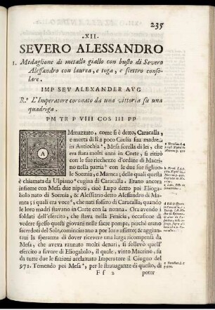 XII. Severo Alessandro