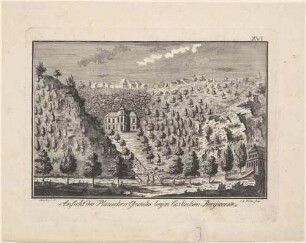 Die Villa Cosel im Plauenschen Grund, aus Weinarts Topographischer Geschichte der Stadt Dresden 1777-1781