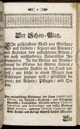 Der Schau-Platz.