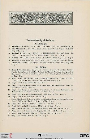 Braunschweig-Lüneburg (Nr. 1-371)