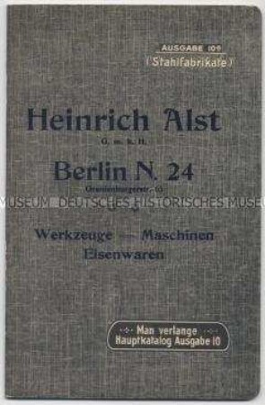Blechscheren, Profileisenscheren, Stanzen aus Siemens-Martin-Stahl (Katalog Spezial-Ausgabe 10 a)