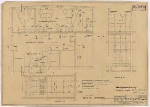 110 kV-Vorschaltanlage, Generatorabzweig, Montagezeichnung