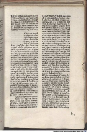 Confessionale "Defecerunt ... Scrutinium quidem est confessio"; [Summa theologica ] De restitutionibus