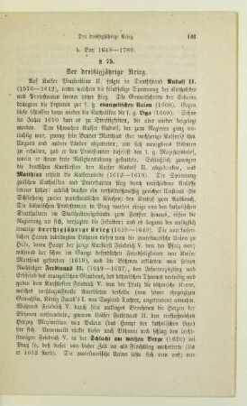 b. Von 1648-1789