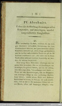 IV. Abschnitt. Ueber die Auffindung diesseitiger edler Erzpunkte, auf jenseitigen, unedel ausgerichteten Ganghälften