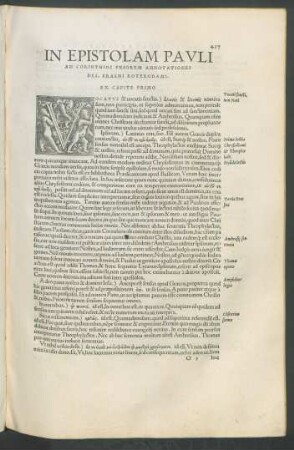 In Epistolam Pauli Ad Corinthios Priorem Annotationes Des. Erasmi Roterodami.
