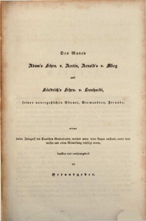 Die Grundgesetze des deutschen Bundes, oder Deutsche Bundes- und Schluß-Acte : Nach Ordnung d. Bundesacte vereinigt. Nebst d. wichtigsten Territorial-Bestimmungen u. d. organischen Gesetzen d. Bundes