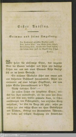 Erster Ausflug. Grimma und seine Umgebung