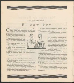 Glosas del buen humor - El cow-boy : Dibujos del autor