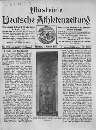 Illustrirte deutsche Athletenzeitung : internationale Zeitschrift für alle Zweige des Kraft-Sports; Verbands- und Kreisorgan des Deutschen Athleten-Verbandes ..., 9. 1900
