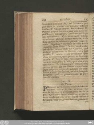 Cap. III. De Poenis.