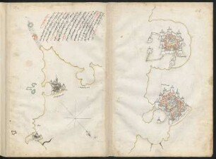 Illustration: f. 18a-18b Medulin und Izola