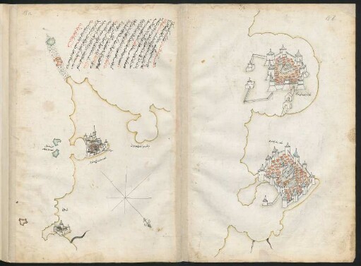 Illustration: f. 18a-18b Medulin und Izola