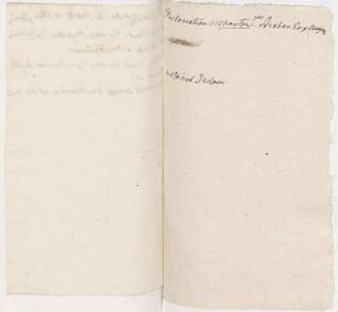 Notizen von Karoline Luises Hand.