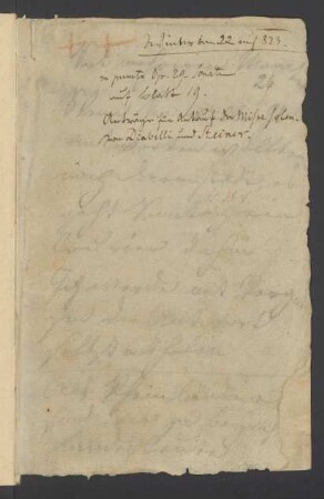 Konversationsheft 27 (ca. 20. März - ca. 25. März 1823)