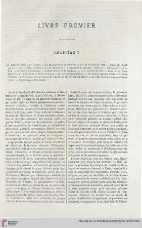 Livre premier