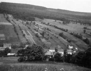 Ortsteilansicht : Katharinaberg (Hora Svate Kateriny/Tschechische Republik). Ortsteilansicht