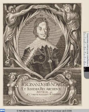 Ferdinandus III Ungariae et Bohemiae Rex Archidux Austriae