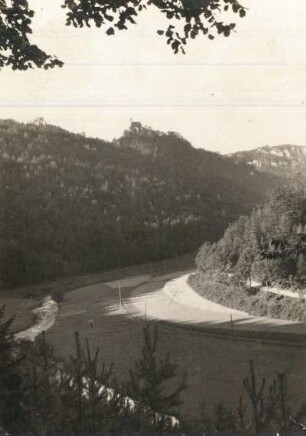 Burg Gößweinstein : Blick zur Burg Gößweinstein, Fränkische Schweiz