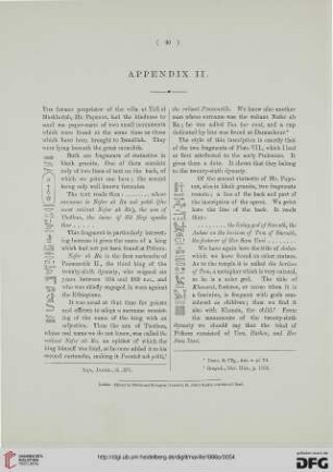 Appendix II