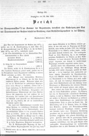 Hauptfinanzetat 1864-1867
