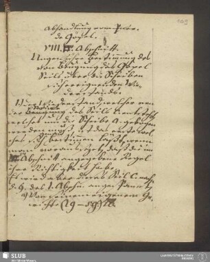 VIII. Abschnitt